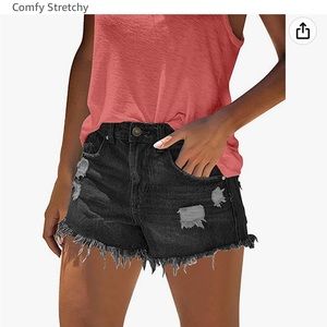 Modarani Distressed Shorts
